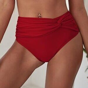 Red bikini bottoms